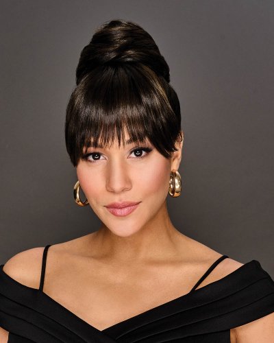 Trendy Fringe & Bun by Hairdo