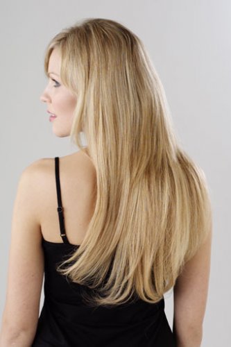 10 Piece 19 inch Human Hair Clip In Extensions by Hot Hair